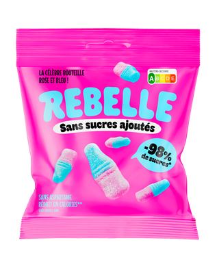 Bustina bottigliette rosa e blu