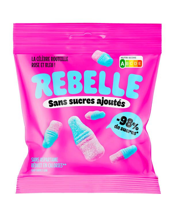 Bottigliette rosa e blu